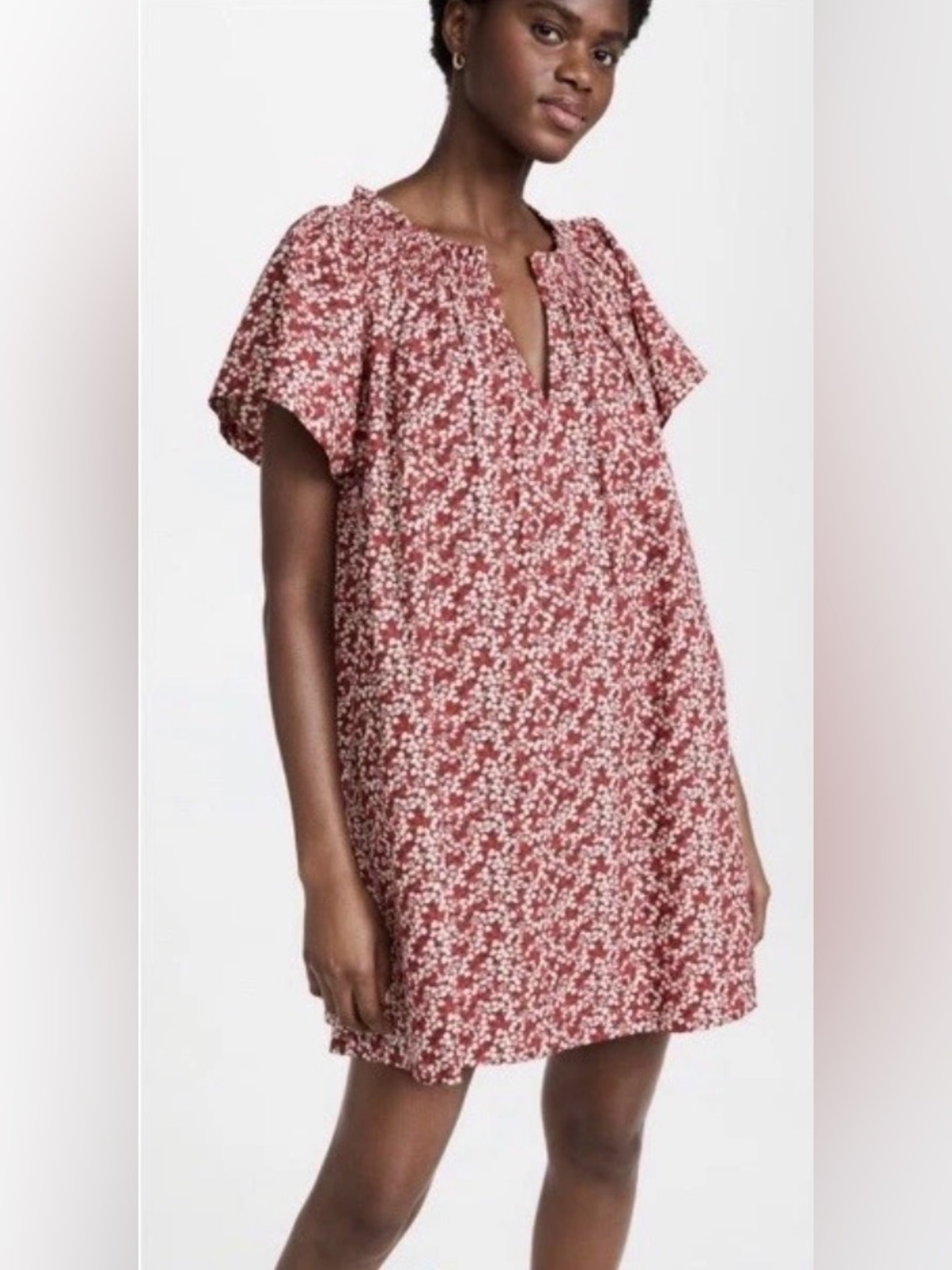 Apiece Apart - Delia Mini Dress - In Mango Bouquet - Sz x-small